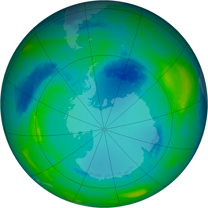 Ozone Map 1990-08-10